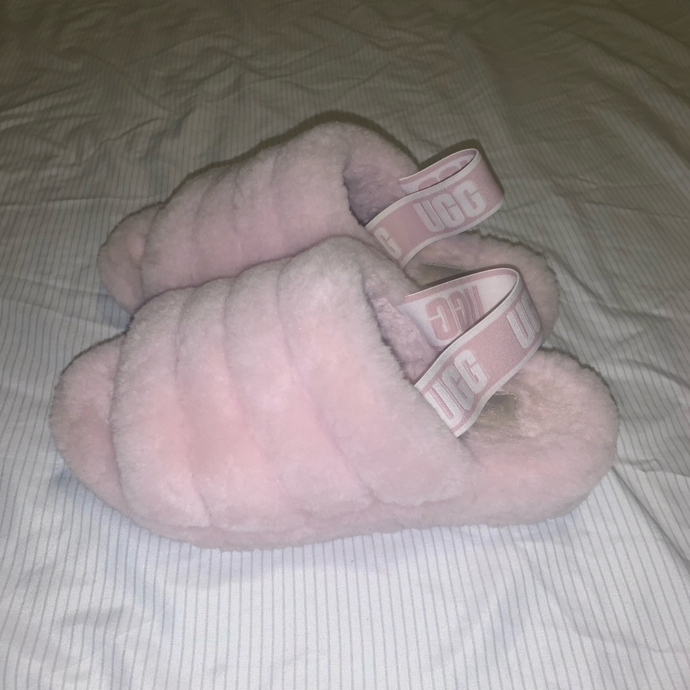 ugg fluff yeah slides size 6